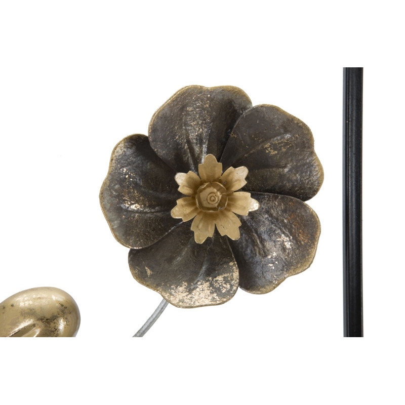 Panneau mural carré en fer – 50x50 cm – Déco murale industrielle sobre