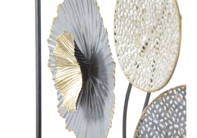 Panneau mural fer Squity – 50x50 cm – Design industriel géométrique