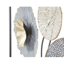 Panneau mural fer Squity – 50x50 cm – Design industriel géométrique