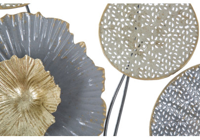 Pannello murale in ferro Squity – 50x50 cm – Design industriale geometrico