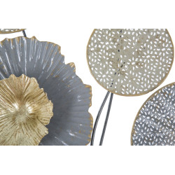 Pannello murale in ferro Squity – 50x50 cm – Design industriale geometrico