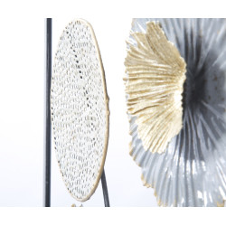 Panneau mural fer Squity – 50x50 cm – Design industriel géométrique