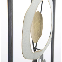 Panel de pared de hierro Dixy – 28x74 cm – Decoración de pared estilo taller vintage