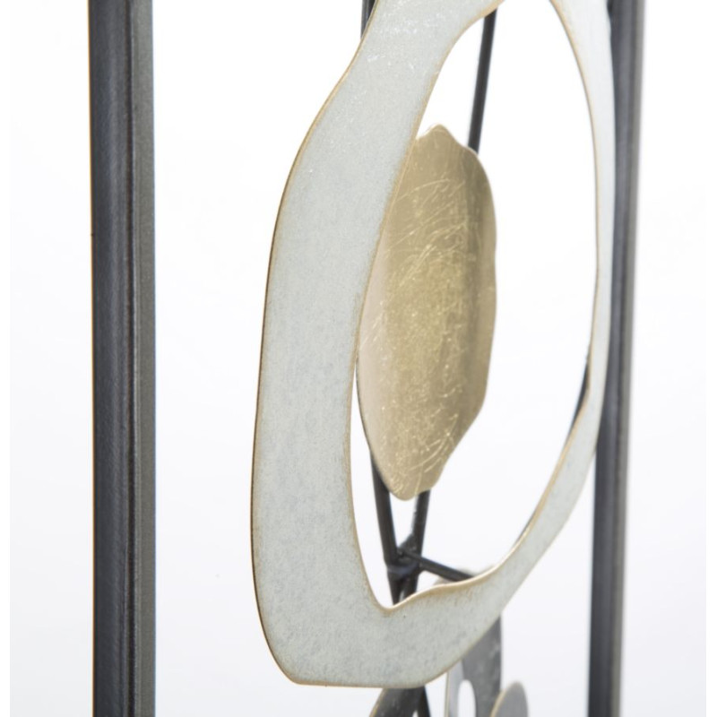 Panel de pared de hierro Dixy – 28x74 cm – Decoración de pared estilo taller vintage