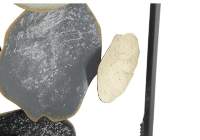 Painel de parede de ferro Dixy – 28x74 cm – Decoração de parede estilo oficina vintage