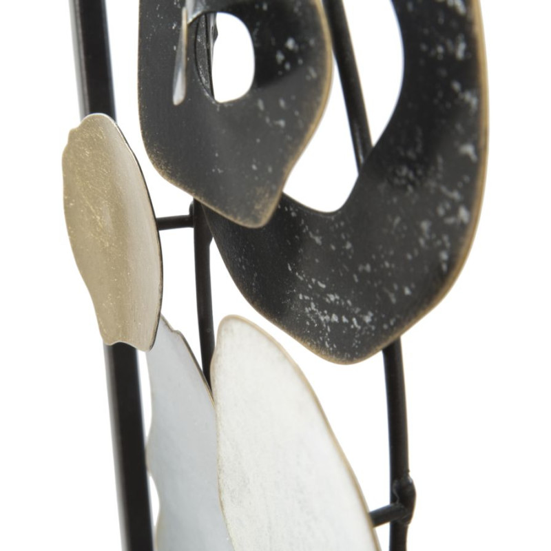 Panel de pared de hierro Dixy – 28x74 cm – Decoración de pared estilo taller vintage