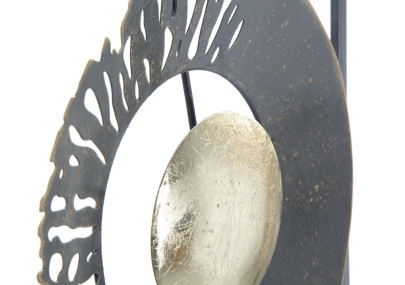 Anneau mural en fer – 31x89 cm – Élément déco industriel moderne