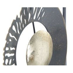 Anillo de pared de hierro – 31x89 cm – Elemento decorativo industrial moderno