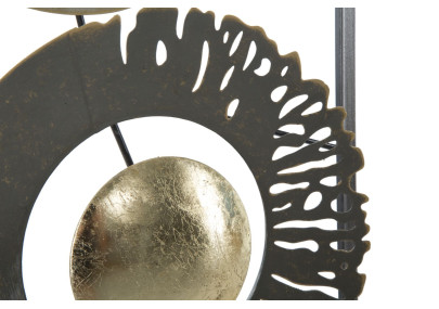 Anillo de pared de hierro – 31x89 cm – Elemento decorativo industrial moderno