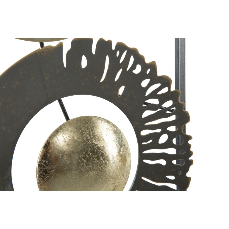 Anello da parete in ferro – 31x89 cm – Elemento decorativo industriale moderno