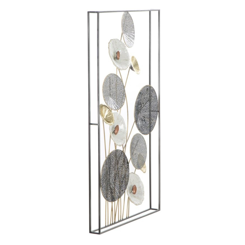 Painel de grade de ferro – 50x90 cm – Visual industrial e contemporâneo