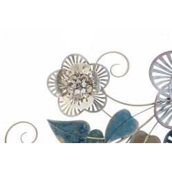 Panel de pared de hierro Campur – Modelo B – 118x58 cm – Diseño moderno dorado