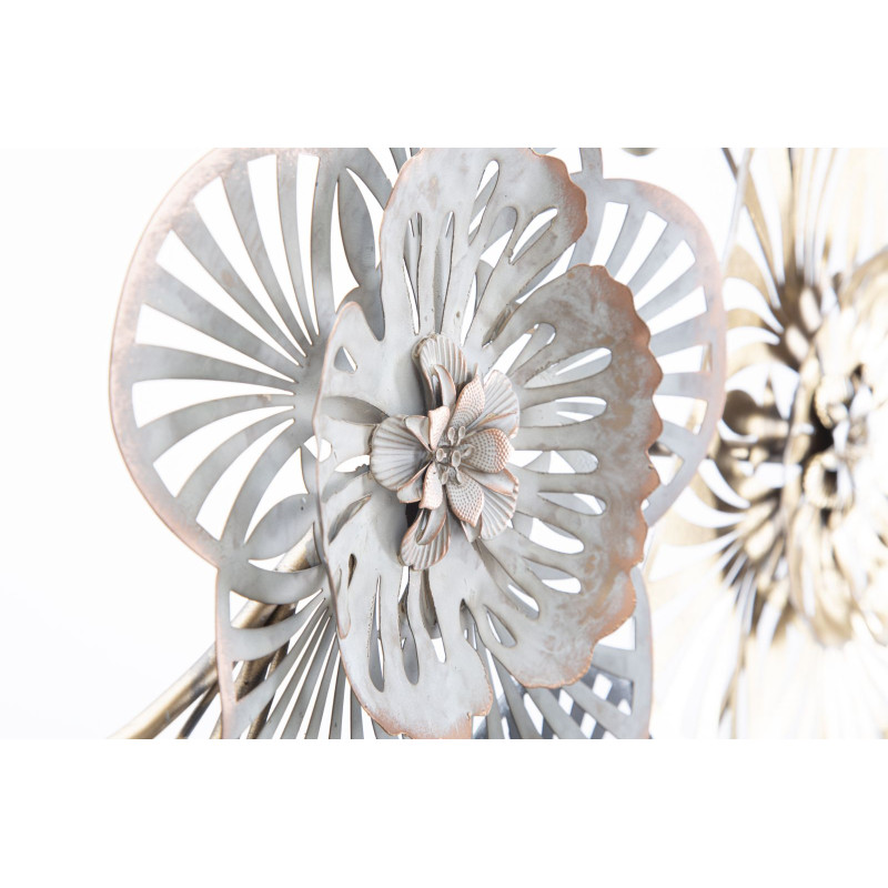 Pannello murale in ferro Campur – Modello B – 118x58 cm – Design moderno dorato