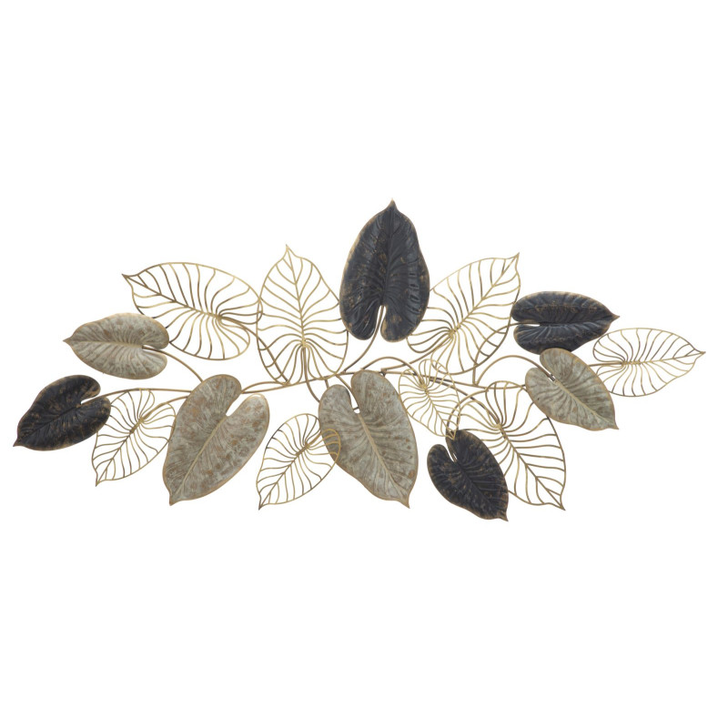 Panneau mural fer Century – Modèle A – 131x61 cm – Déco murale Glam dorée