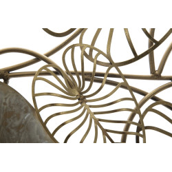 Panel de pared de hierro Century – Modelo A – 131x61 cm – Decoración de pared dorada Glam