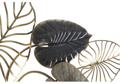 Panneau mural fer Century – Modèle A – 131x61 cm – Déco murale Glam dorée