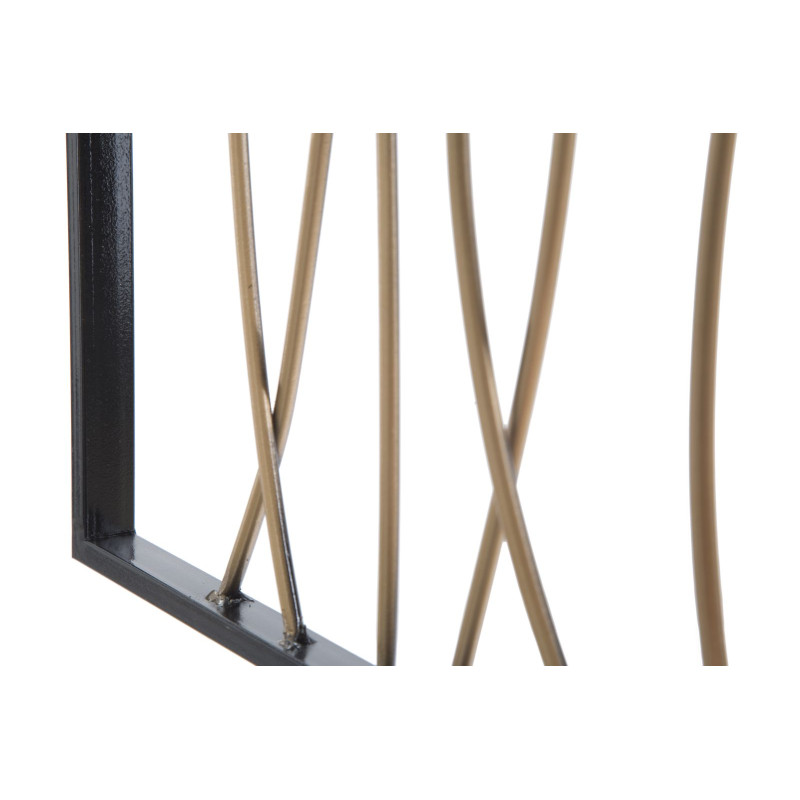 Painel de parede em ferro Century – Modelo B – 66x100 cm – Design refinado em metal