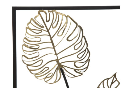 Painel de parede em ferro Luxy – Modelo A – 31x90 cm – Elegância Glam moderna