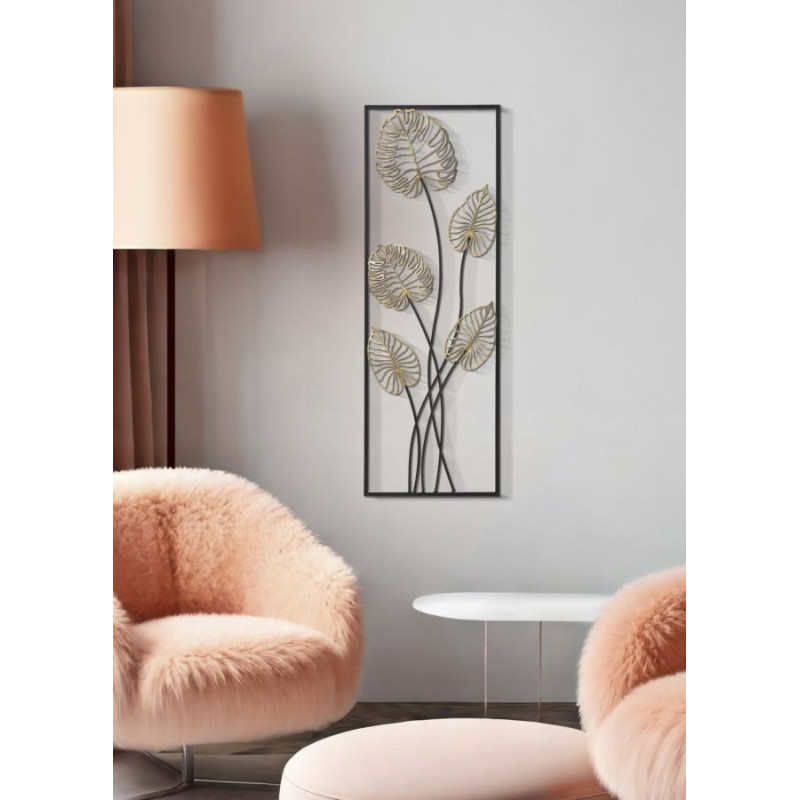 Panneau mural fer Luxy – Modèle A – 31x90 cm – Élégance Glam moderne