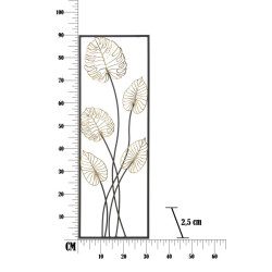 Panneau mural fer Luxy – Modèle A – 31x90 cm – Élégance Glam moderne