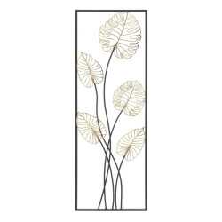 Panel de pared de hierro Luxy – Modelo B – 31x90 cm – Estilo Glam contemporáneo