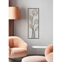 Panel de pared de hierro Luxy – Modelo B – 31x90 cm – Estilo Glam contemporáneo