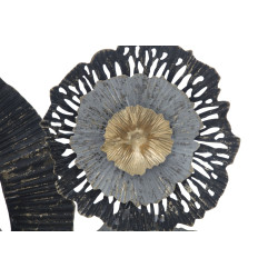 Panneau mural fer Otos – 100x80 cm – Style Glam design doré