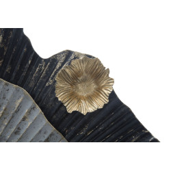 Panel de pared de hierro Otos – 100x80 cm – Diseño Glamour dorado