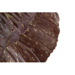 Pannello murale in ferro Bunga – 73x72 cm – Elegante fiore metallico Glam