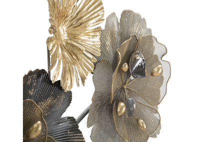 Painel de parede em ferro – 149x61 cm – Elegância decorativa Glam moderna