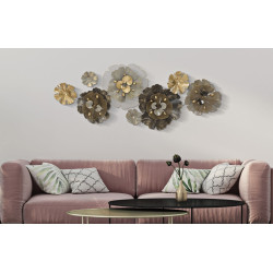 Panel de pared de hierro – 149x61 cm – Elegancia decorativa Glam moderna