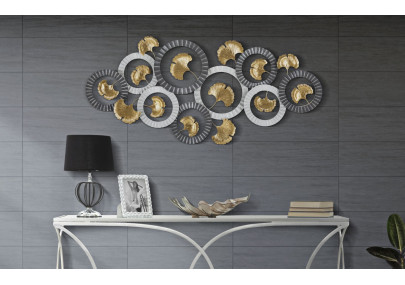 Pannello murale in ferro Arty – Modello A – 126x58 cm – Design artistico Glamour