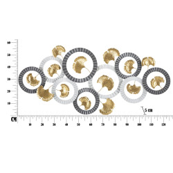 Panneau mural fer Arty – Modèle A – 126x58 cm – Design artistique Glamour