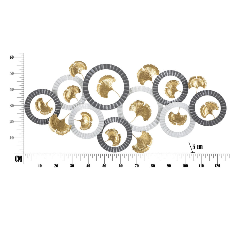Panneau mural fer Arty – Modèle A – 126x58 cm – Design artistique Glamour
