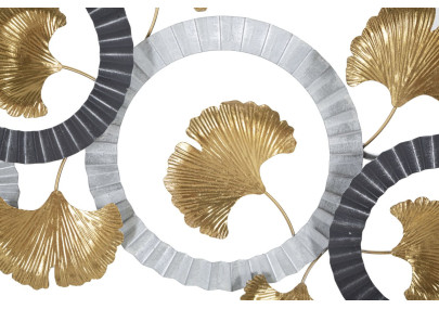 Pannello murale in ferro Arty – Modello B – 127x44 cm – Pannello murale creativo Glam