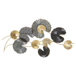 Pannello murale in ferro -B- – 105x56 cm – Decorazione murale chic in metallo