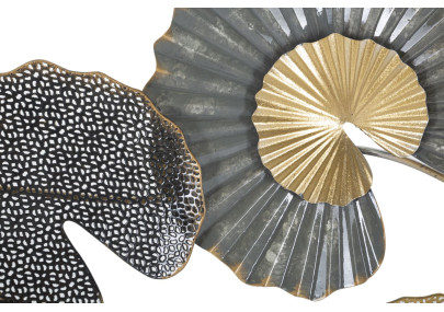 Panneau mural fer -B- – 105x56 cm – Déco murale métal chic