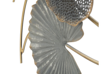 Panneau mural fer -B- – 105x56 cm – Déco murale métal chic