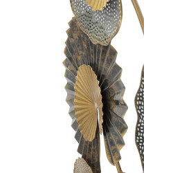 Panneau mural fer -C- – 63x109 cm – Design vertical Glam moderne