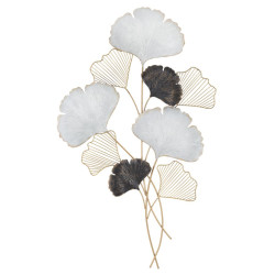 Painel de parede em ferro Ory – 66x109 cm – Elegância dourada Glam chic