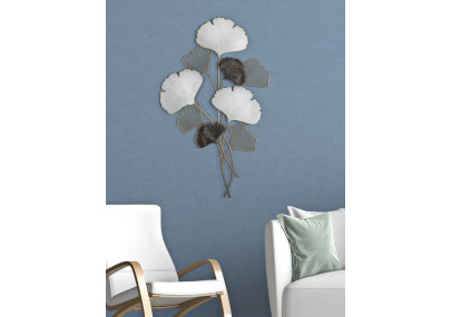 Panneau mural fer Ory – 66x109 cm – Élégance dorée Glam chic