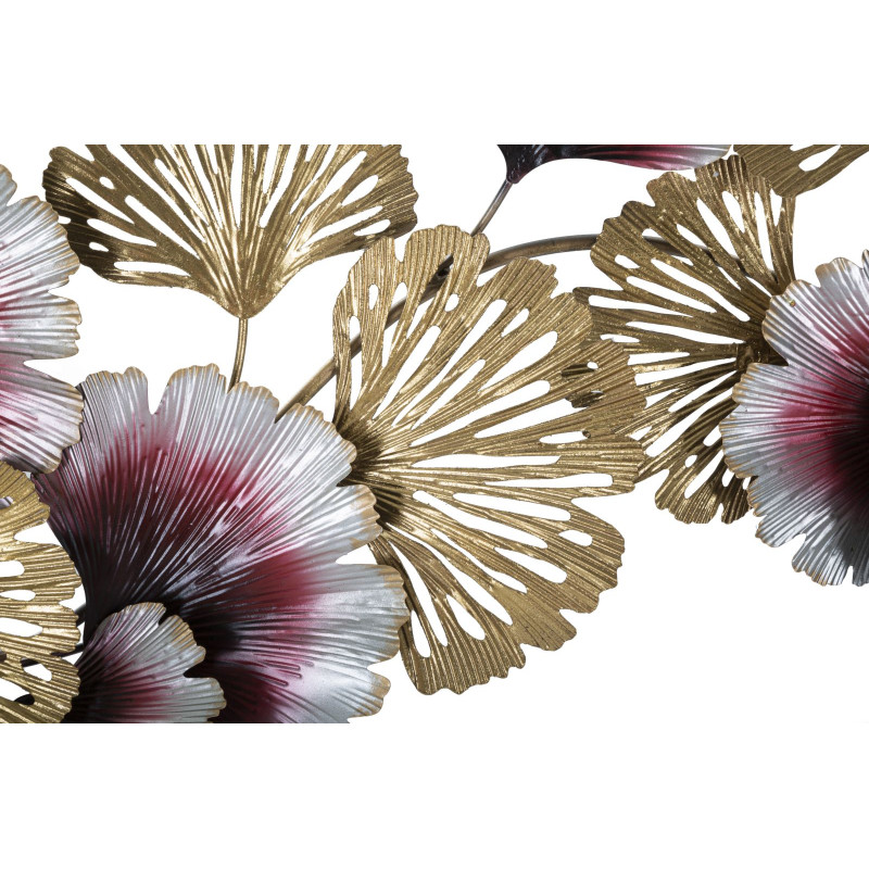 Painel de parede de ferro Cor – Modelo A – 130x54 cm – Painel dourado moderno Glam