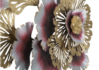 Panneau mural fer Couleur – Modèle A – 130x54 cm – Panneau doré moderne Glam