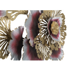 Panneau mural fer Couleur – Modèle A – 130x54 cm – Panneau doré moderne Glam