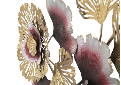 Panneau mural fer Couleur – Modèle A – 130x54 cm – Panneau doré moderne Glam