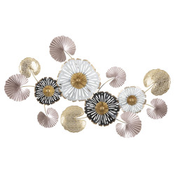 Painel de parede em ferro Pinky – Modelo B – 106x60 cm – Design Glam elegante e moderno