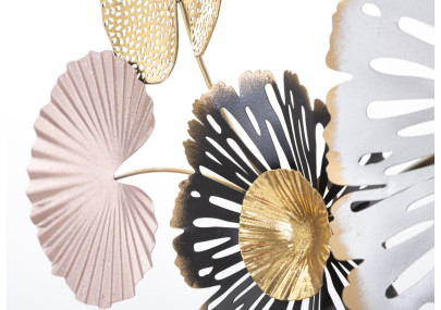 Pannello murale in ferro Pinky – Modello B – 106x60 cm – Design Glam elegante e moderno