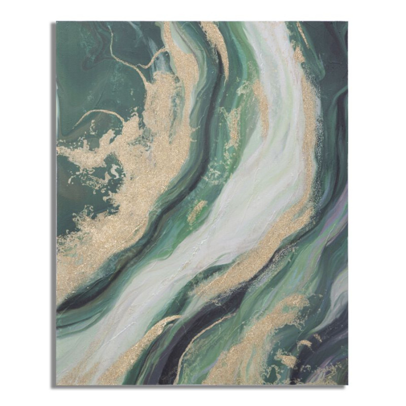 Pintura mural Greenery – 80x100 cm – Deco naturaleza chic y moderna Glam