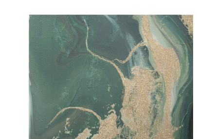 Peinture murale Greenery – 80x100 cm – Déco nature chic et moderne Glam