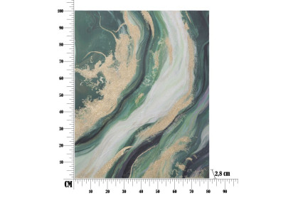 Pittura murale Greenery – 80x100 cm – Déco nature chic et moderne Glam